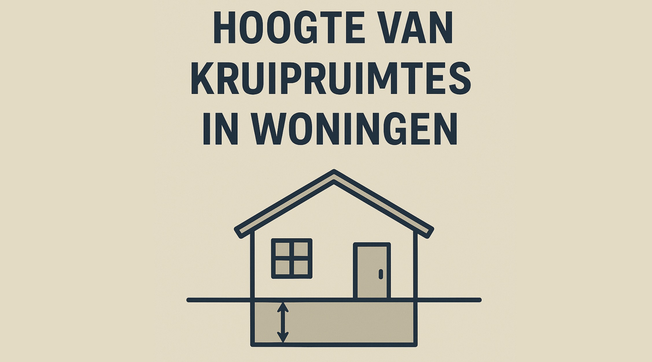 Hoogte Kruipruimte in Huis: Normen, Tips & Isolatie